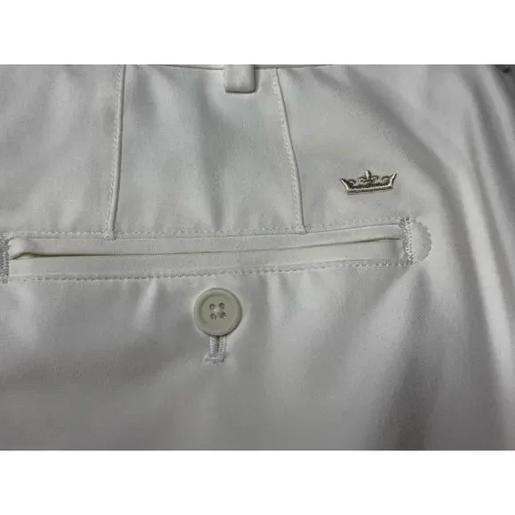 NWT Peter Millar Men's Raleigh Performance White Dress Pants - Size 34x31 - Picture 6 of 8